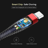 High Tensile Micro USB Cable C Type-C 2A Charger