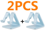 Universal Desk Holder Tablet Mobile Phone Holder with Shock-proof Silicone Pad