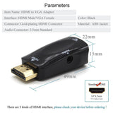 HDMI to VGA Adapter Screen Expansion Digital to Analog Video Audio Converter