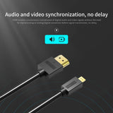 HDMI2.0 4K 3D Mirco Hdmi to Hdmi Video Cable for Tv box Laptop