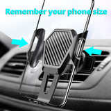 Car Phone Holder Anti-shake Air vent Mount Phone Memory Stands