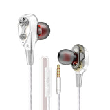 Wired earphone High bass dual drive stereo In-Ear Earphones