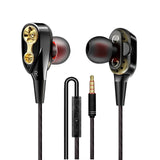 Wired earphone High bass dual drive stereo In-Ear Earphones