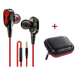 Wired earphone High bass dual drive stereo In-Ear Earphones