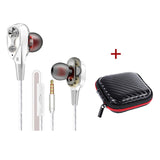 Wired earphone High bass dual drive stereo In-Ear Earphones