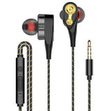 Wired earphone High bass dual drive stereo In-Ear Earphones