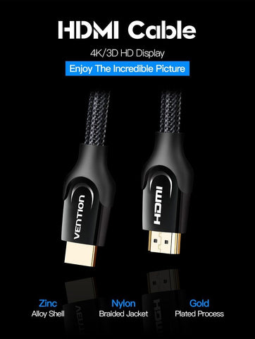 HDMI Ethernet HDMI to HDMI Connector Adapter Cable
