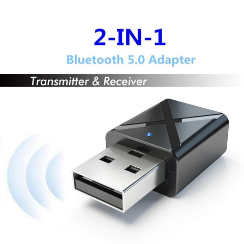Bluetooth 5.0 Audio Receiver Transmitter Mini 3.5mm AUX Stereo