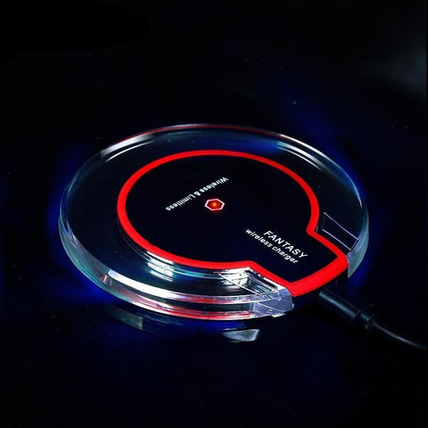 Wireless Charger Ultra Thin Led Qi Wireless Charging Pad