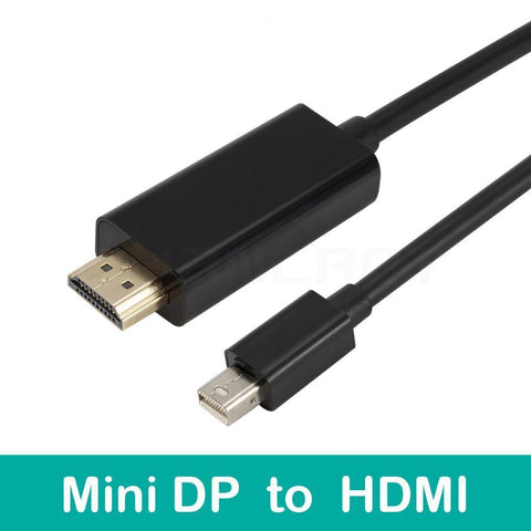 Video Cable Convert Mini Displayport DP to HDMI Port 1.8M HD Cable