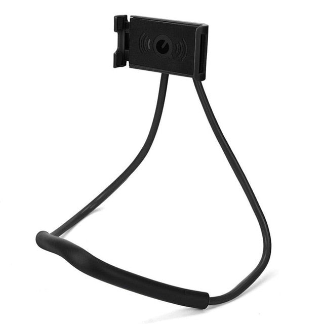 En forme de U Magnetic Neck Mount Holder Support Support Wearable Lazy Phone  Holder Rack